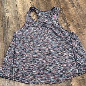 Tangerine Razorback Shirt Women's XL multicolor stripe‎